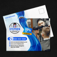 Peluquería de Barbería Atractiva Peluquero Estilis