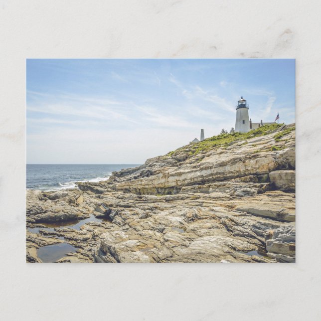 Postal Pemaquid Point Lighthouse Maine (Anverso)