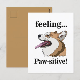 Postal Pembroke Welsh Corgi Perro Lindo