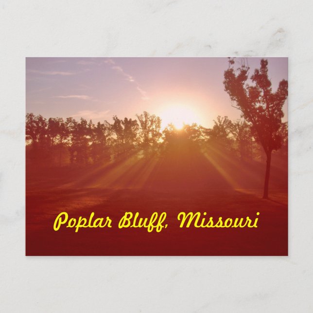 Postal Pen¢asco Missouri del álamo (Anverso)