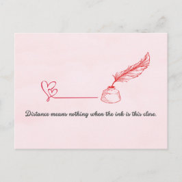 Postal Pen Pal Valentine's Day Postcard