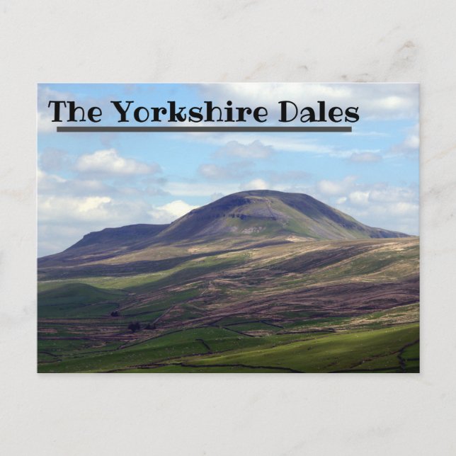 Postal Pen Y Ghent hill en Yorkshire Dales (Anverso)