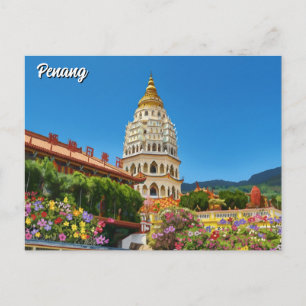 Postal Penang Malasia Georgetown Viajes