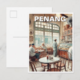 Postal Penang Malaysia Shophouse Kopitiam Travel