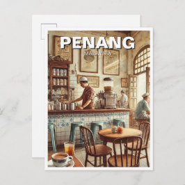 Postal Penang Malaysia Shophouse Kopitiam Travel