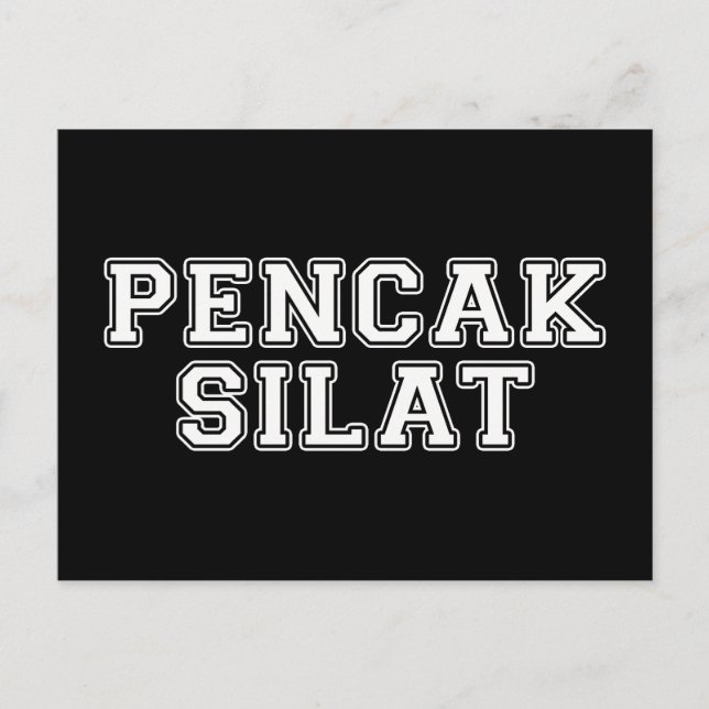 Postal Pencak Silat (Anverso)