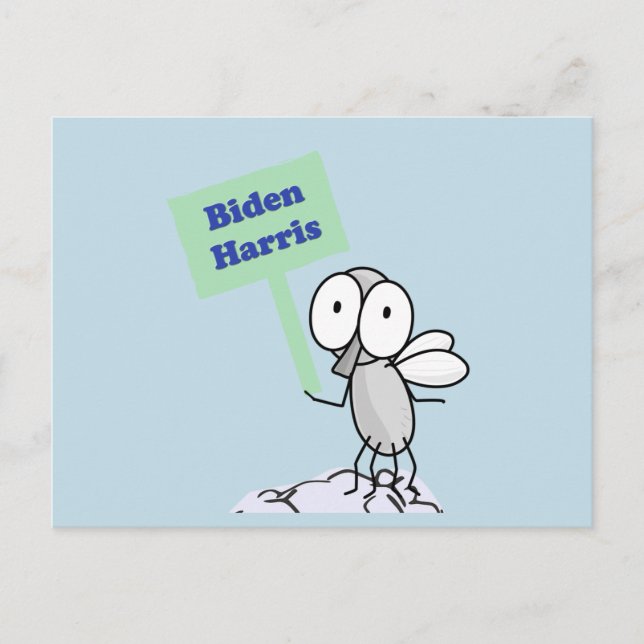 Postal Pence Fly for Biden Harris (Anverso)