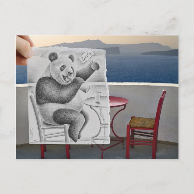 Postal Pencil Vs Camera - Lonely (Anverso)