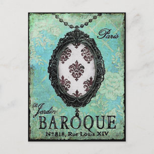 Postal Pendant barroco ~ Postcard