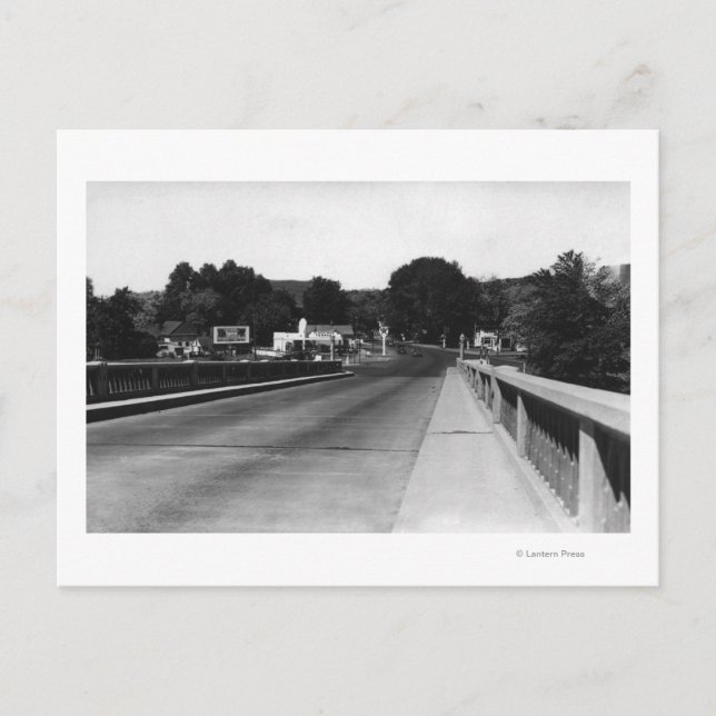 Postal Pendleton, Oregon East Entrance Town View (Anverso)