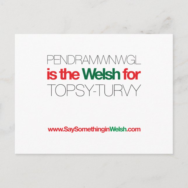 POSTAL PENDRAMWNWGL (Anverso)