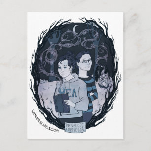 Postal "Penélope & Ophelia" - Diapositivas de invi