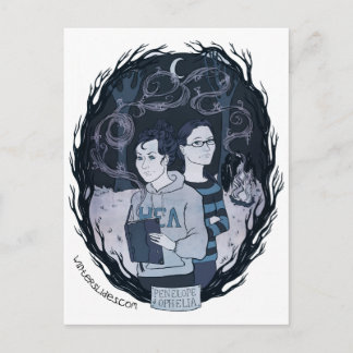 Postal "Penélope & Ophelia" - Diapositivas de invi
