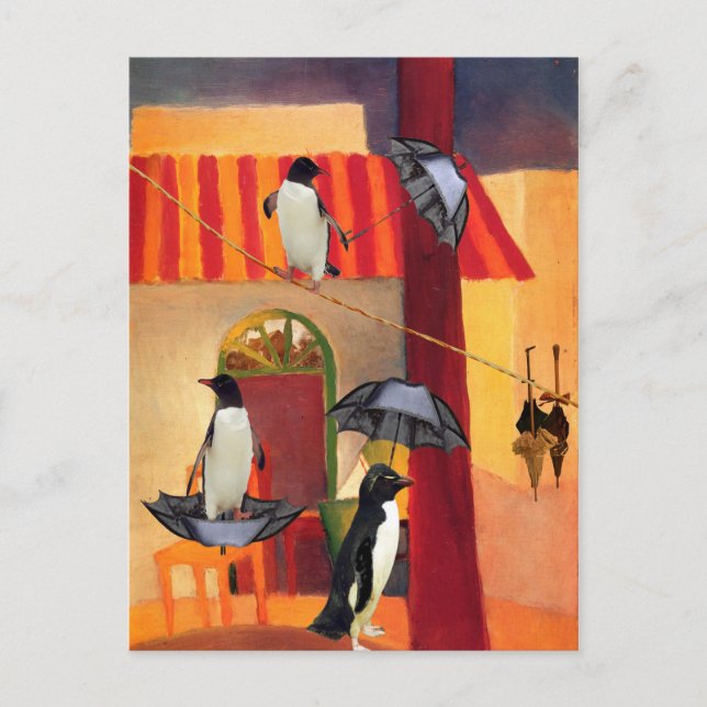 Postal Penguin Cafe (Anverso)