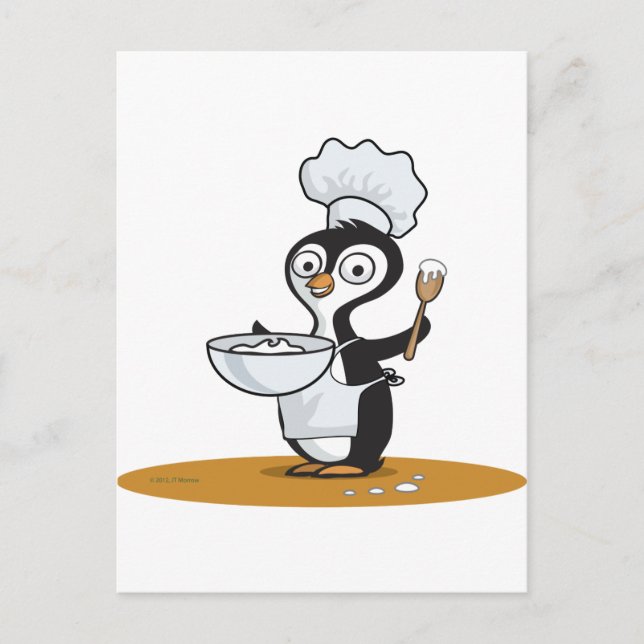 Postal Penguin Cook (Anverso)