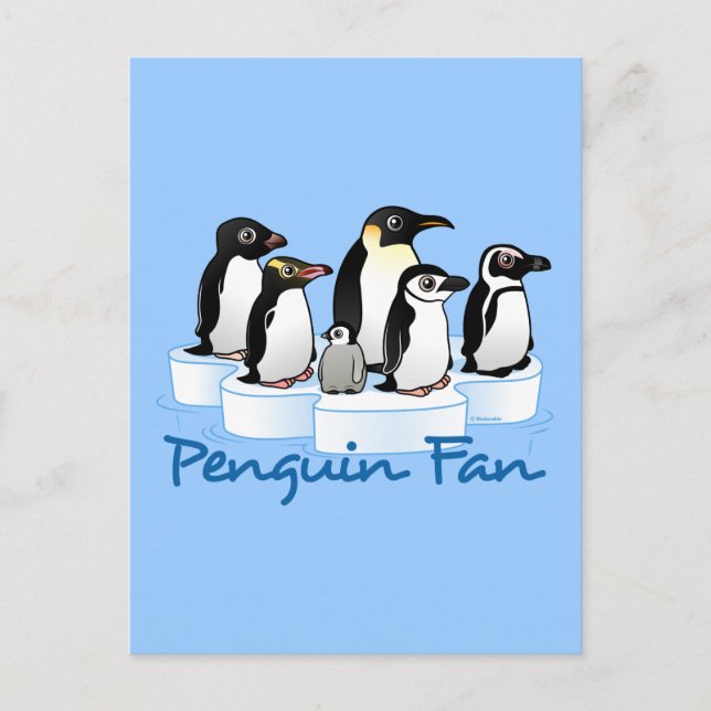 Postal Penguin Fan (Anverso)