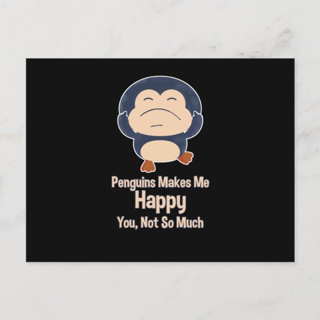 Postal Penguin Funny (Anverso)