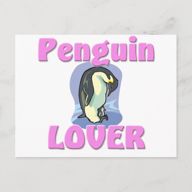 Postal Penguin Lover (Anverso)