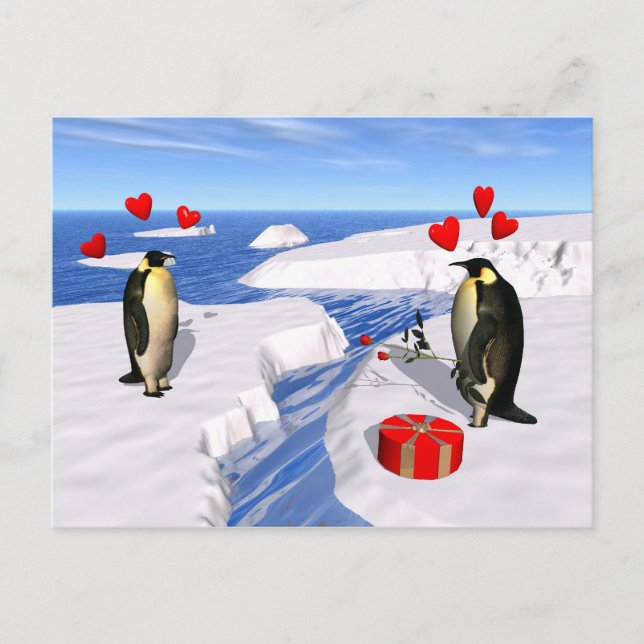Postal Penguin Lovers (Anverso)