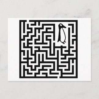 Postal Penguin Postcard Maze por Chiste App Tv Tm