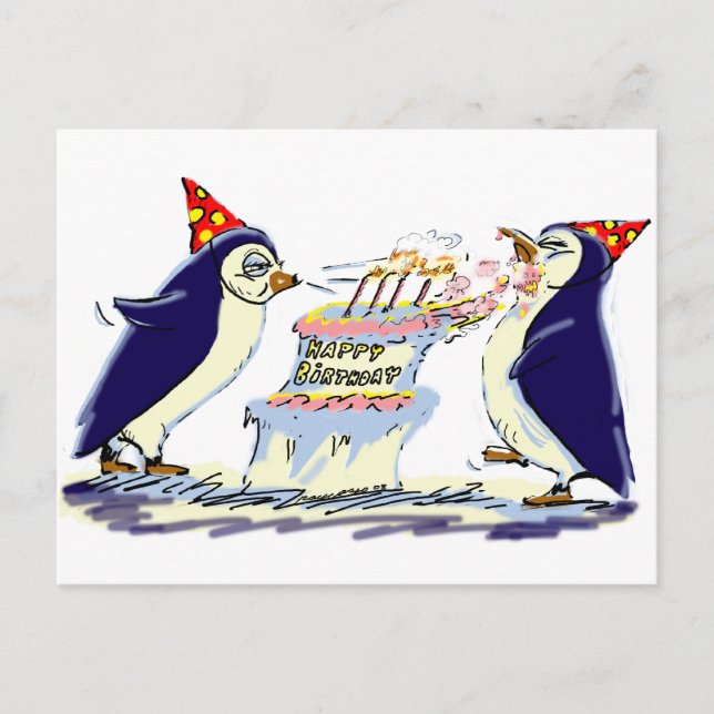 Postal PeNgUiN RtHdAy (Anverso)