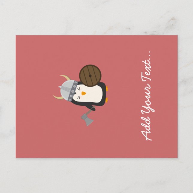 Postal Penguin Viking (Anverso)