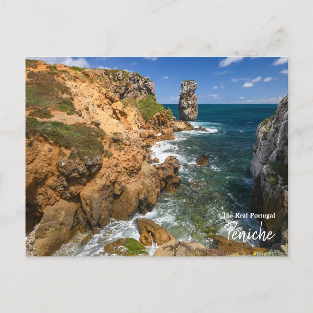 Postal Peniche Rugged-Portugal (Anverso)