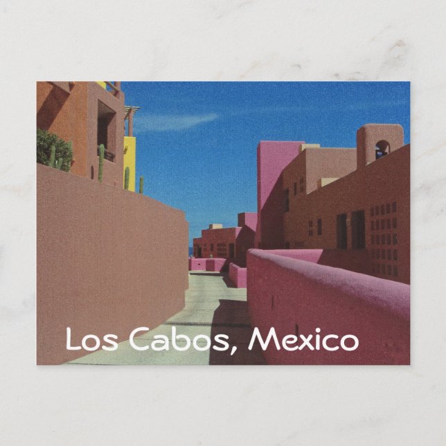 Postal Península de Cabo Vacacional Baja, México (Anverso)