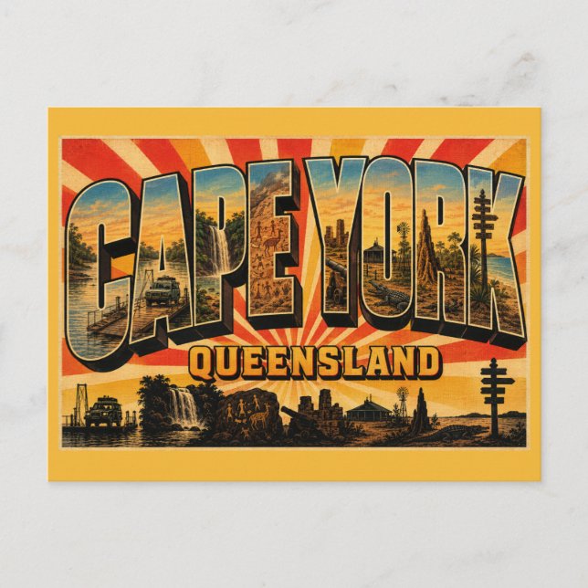 Postal Península de Cape York Outback Wilderness de Queen (Anverso)