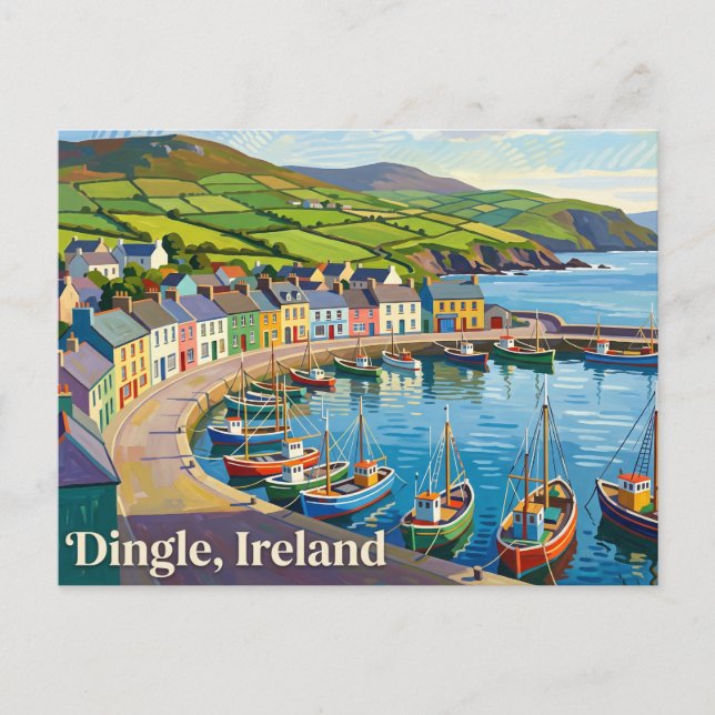 Postal Península de Dingle Irlanda (Anverso)