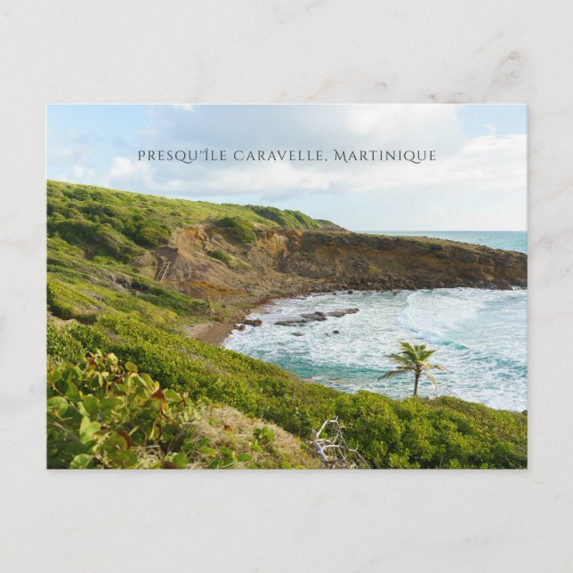 Postal Península de la Caravelle Martinica (Anverso)