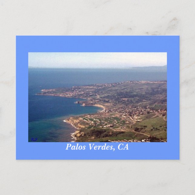 Postal Península de Palos Verdes, CA (Anverso)