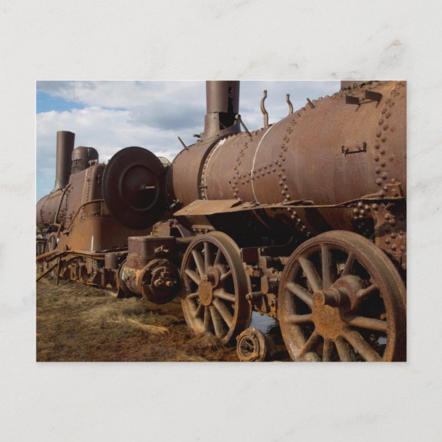 Postal Península de Seward, Alaska, tren a Nowhere (Anverso)