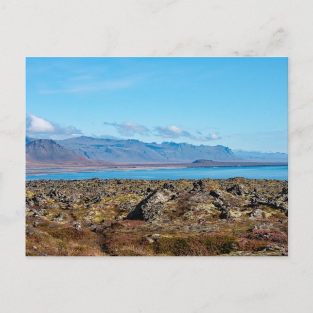 Postal Península de Snaefellsnes, Islandia (Anverso)