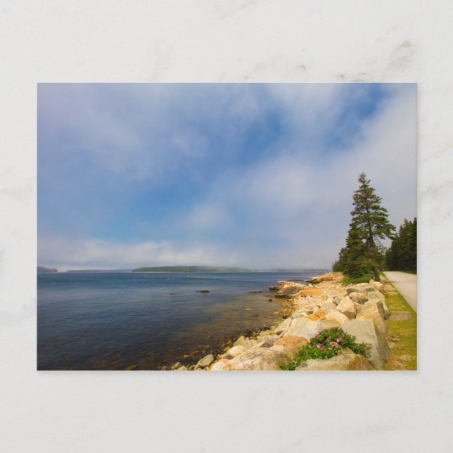 Postal Península Escolar, Parque Nacional Acadia, Maine (Anverso)