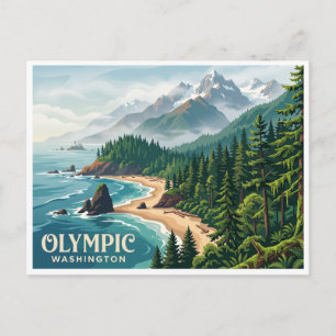 Postal Península Olímpica y Parque Nacional Olímpico