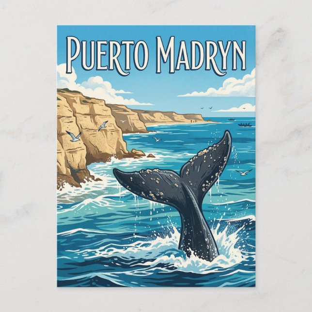 Postal Península Valdés (Anverso)