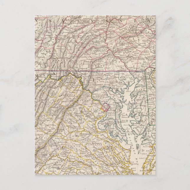 Postal Penn, NJ, Md, Dela, DC, Virginia (Anverso)