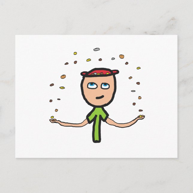 Postal Pennies del cielo (Anverso)