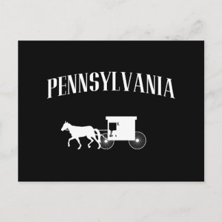 Postal Pennsylvania Amish Carriage