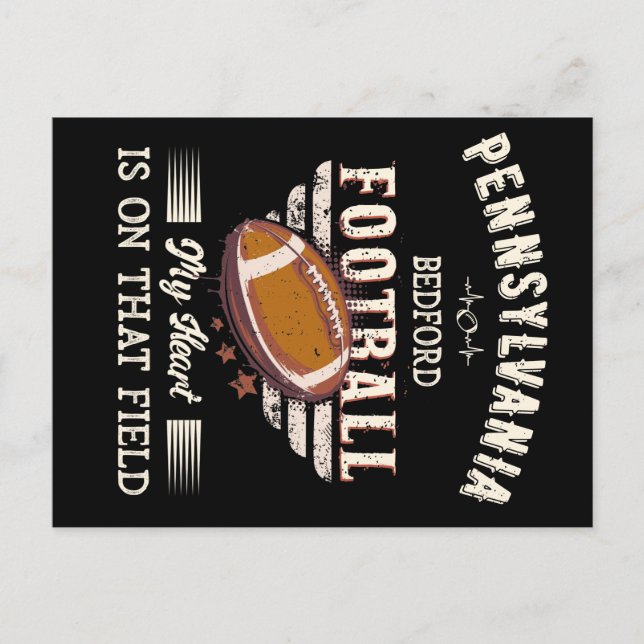 Postal Pennsylvania Bedford American Football (Anverso)