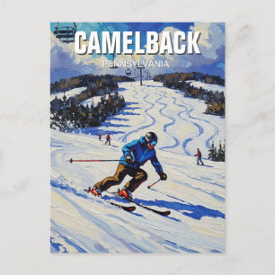 Postal Pennsylvania Camelback Tannersville Skiing