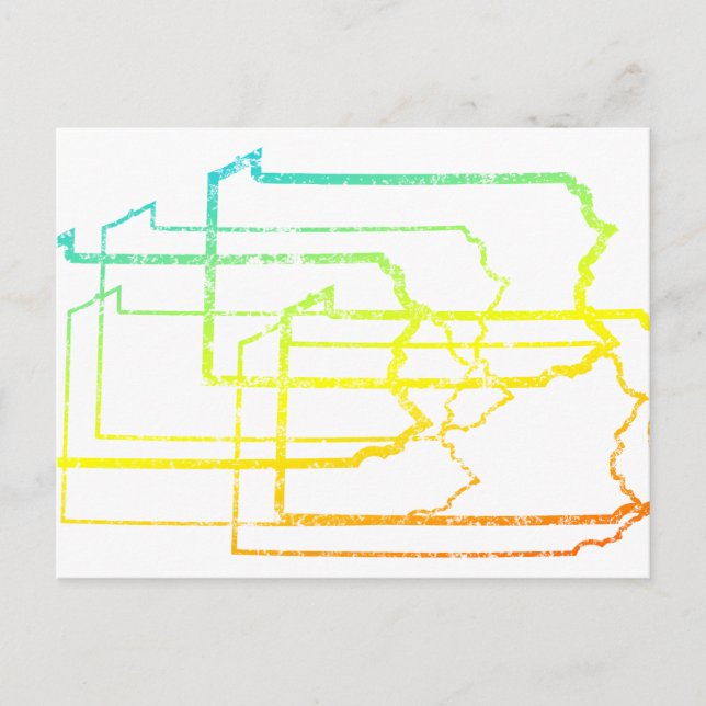 Postal pennsylvania chill blur (Anverso)