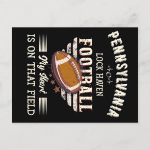 Postal Pennsylvania Lock Haven American Football
