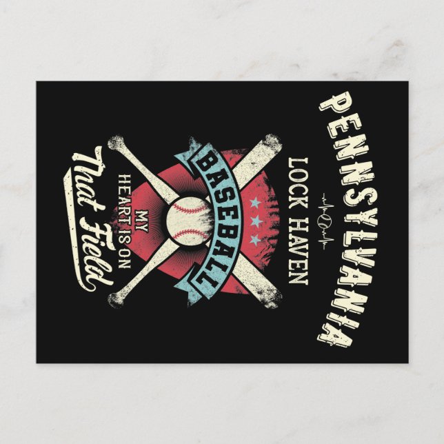 Postal Pennsylvania Lock Haven Baseball (Anverso)