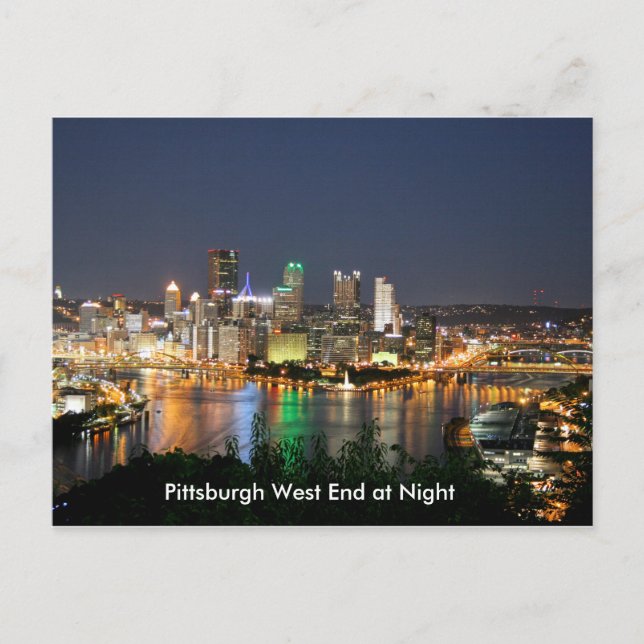 Postal Pennsylvania Pittsburgh West End Postcard (Anverso)