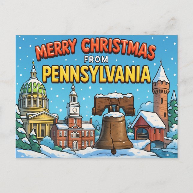 Postal PENNSYLVANIA Postcard (Anverso)