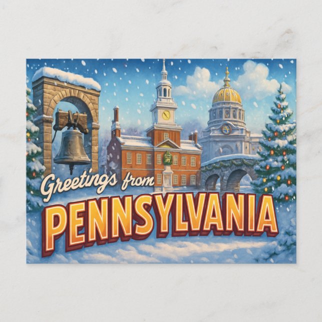 Postal PENNSYLVANIA Postcard (Anverso)