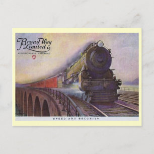 Postal Pennsylvania Railroad Broadway Limited, Vintage