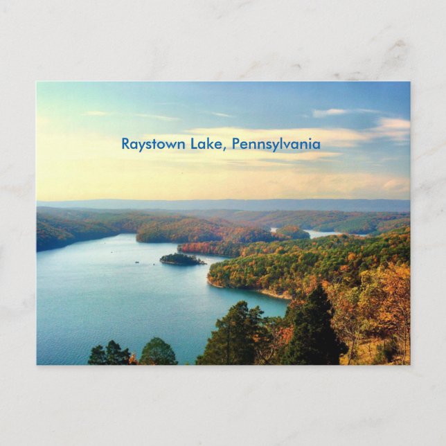 Postal Pennsylvania Raystown Lake Postcard (Anverso)